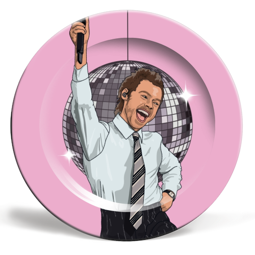 Harry Styles Disco Plate