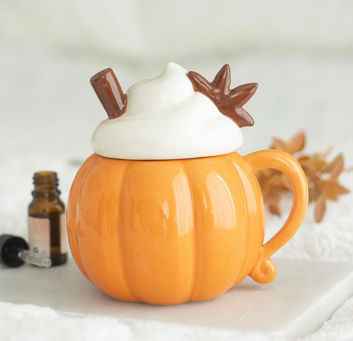 Pumpkin Cream Lidded Wax Warmer