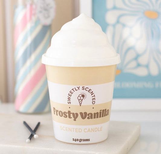 Vanilla Ice Cream Candle