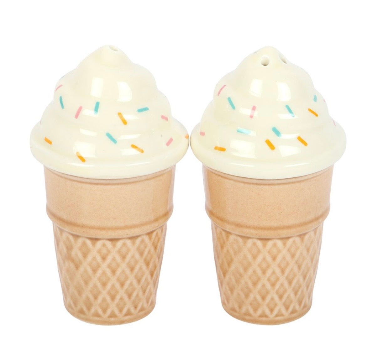 Ice cream salt & pepper set