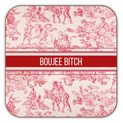 Boujee Bitch Glass Coaster